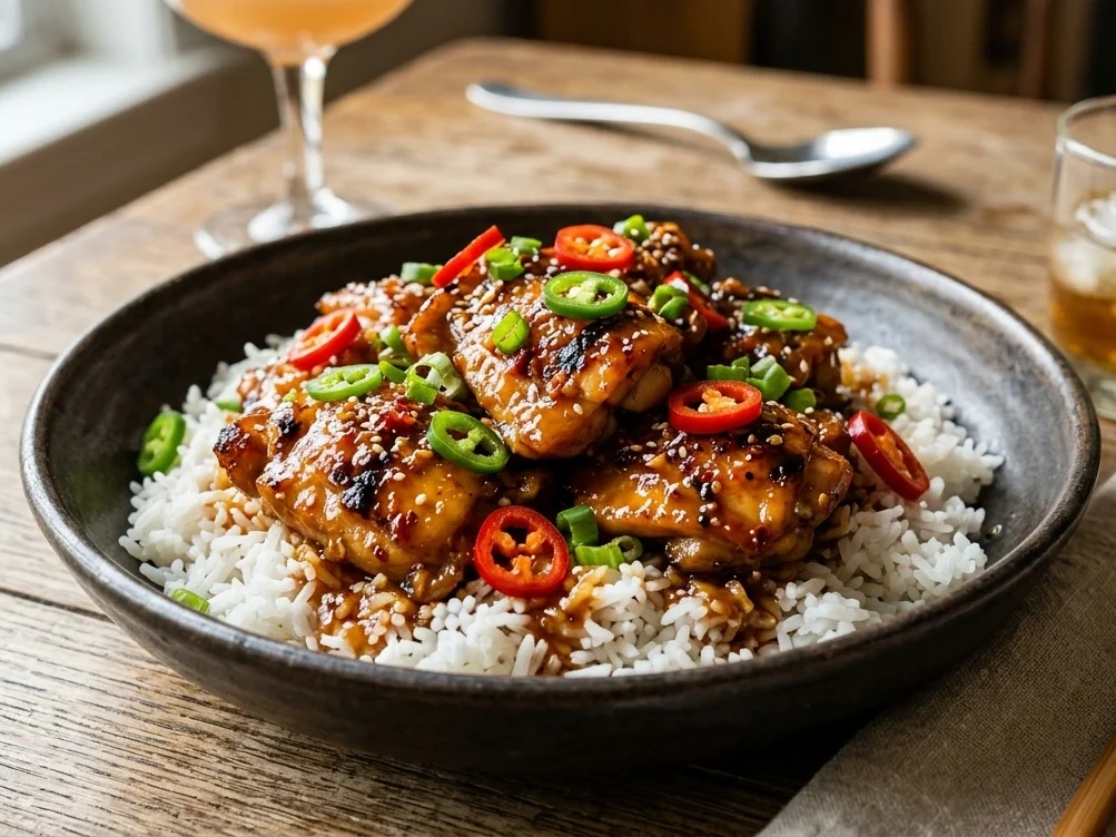 Spicy Bourbon Chicken