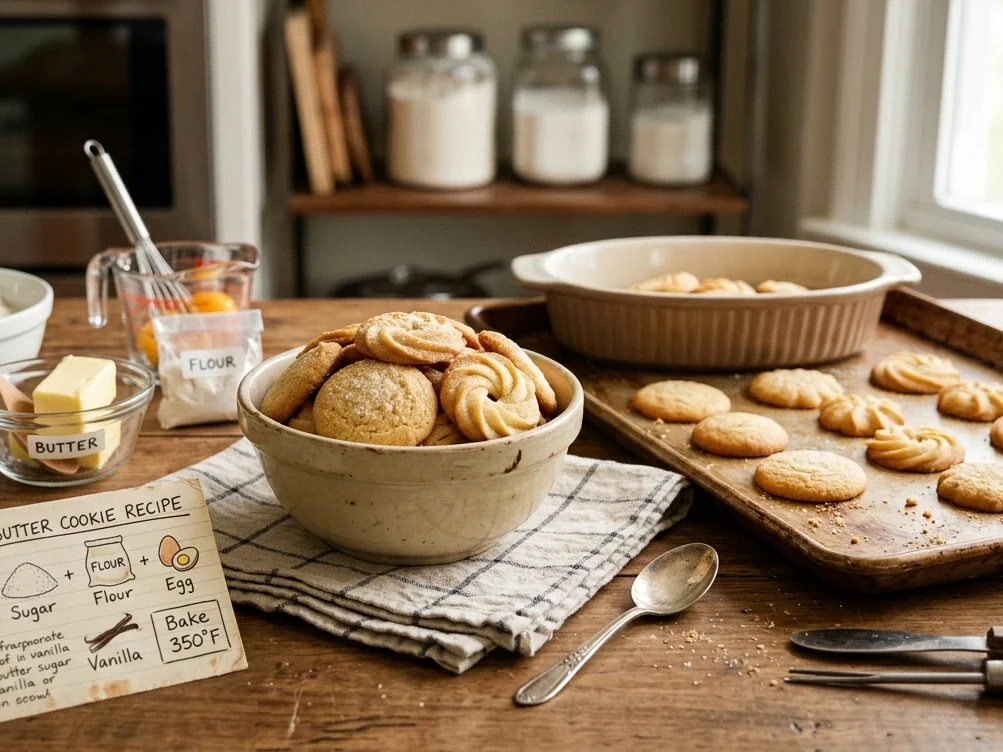 Butter cookies recipe
