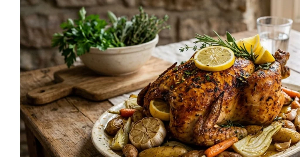 Lemon Herb Roast Chicken