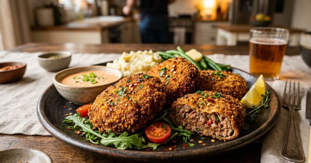Spicy Beef Cutlets