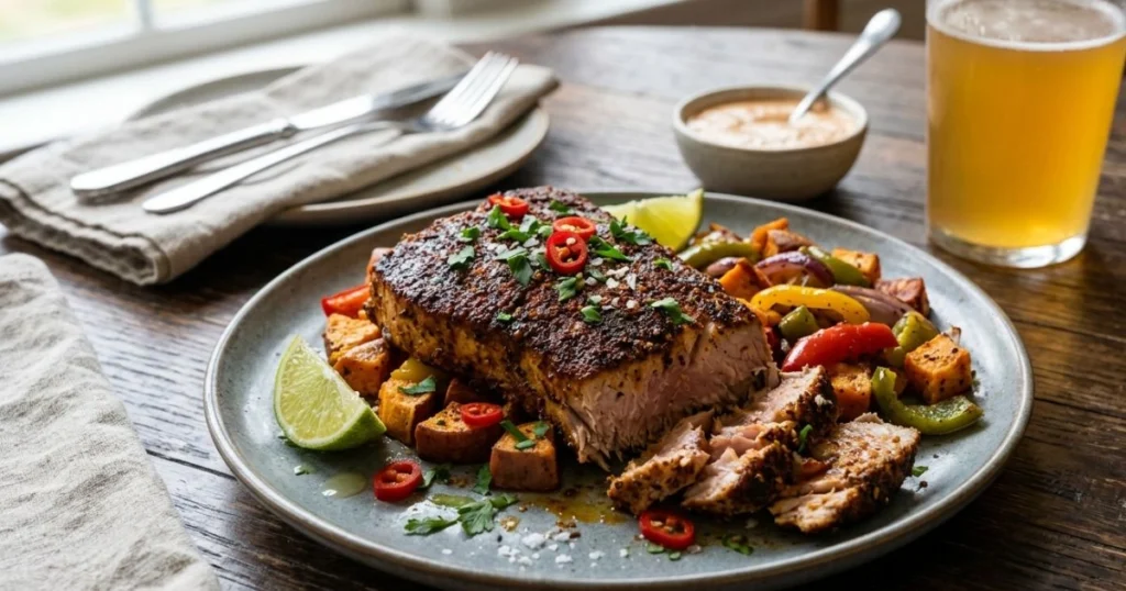 Spicy Cajun Baked Tuna