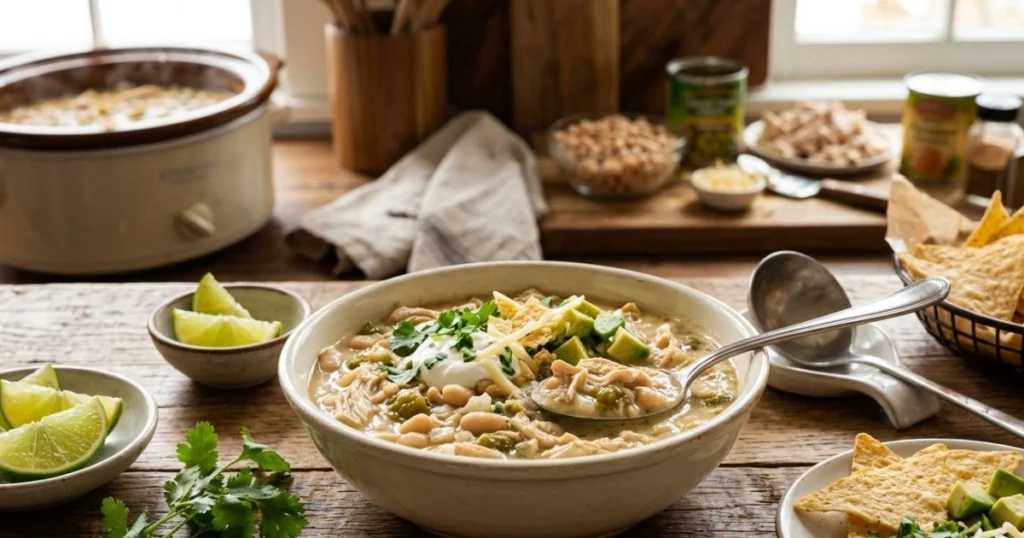 White Chicken Chili Recipe -Corn