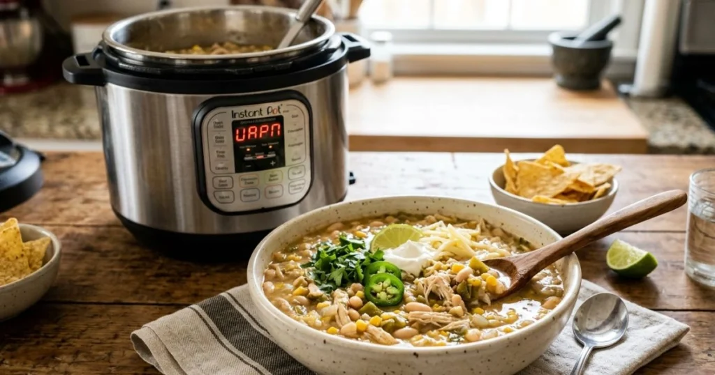 White Chicken Chili Recipe instant pot 