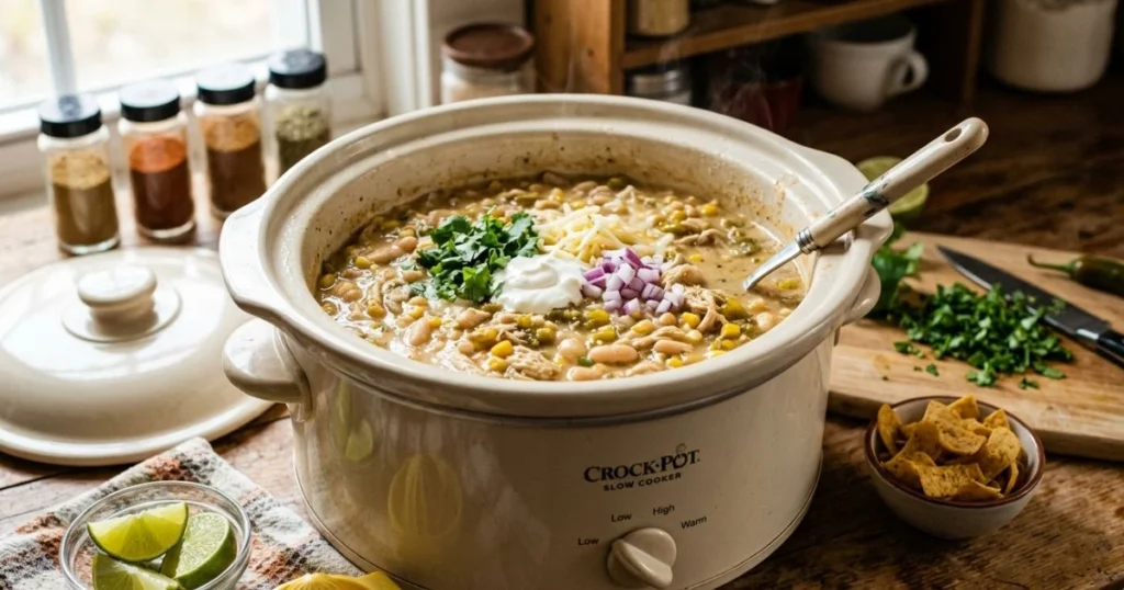 White Chicken Chili Recipe Slow Cooker