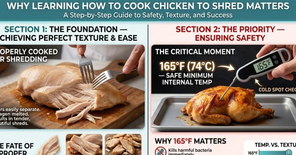 Why Learning How to Cook Chicken to Shred Matters