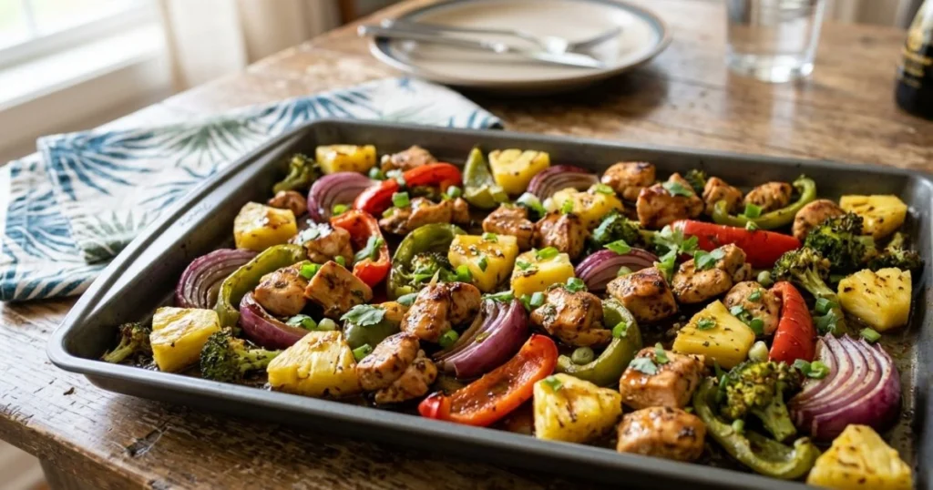 Why This Hawaiian Chicken Sheet Pan Recipe Changes the Dinner Game