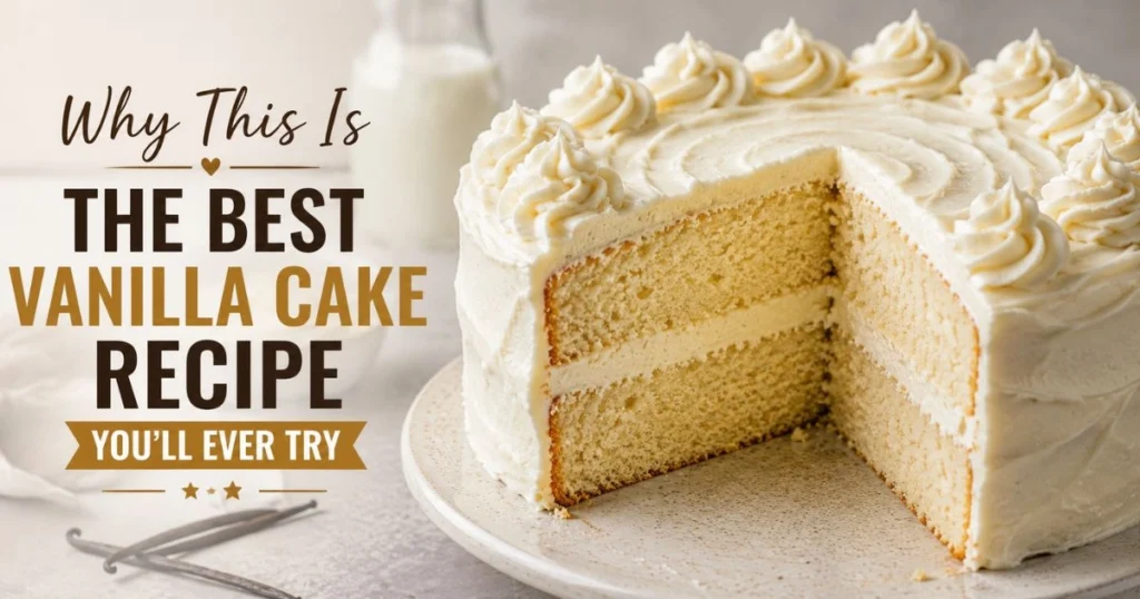 Why This Is the Best Vanilla Cake Recipe You'll Ever Try