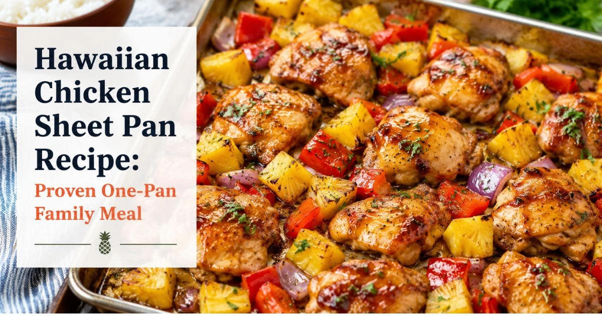 Hawaiian Chicken Sheet Pan Recipe: Proven One-Pan Family Meal