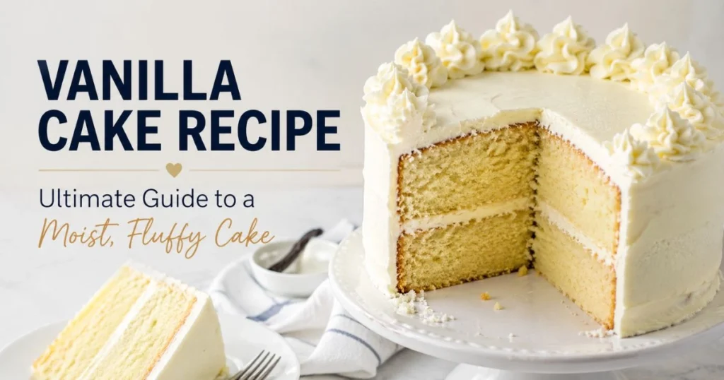 Current image: vanilla cake recipe