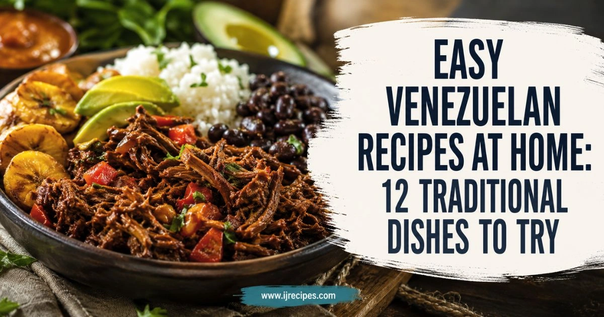 Easy Venezuelan Recipes at Home: 12 Traditional Dishes to Try