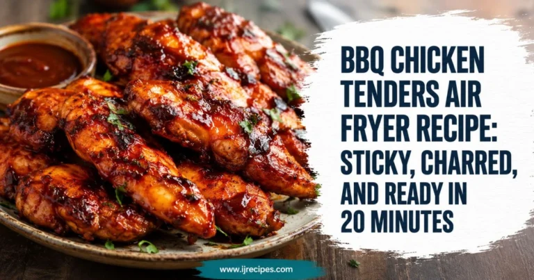 BBQ Chicken Tenders Air Fryer Recipe: Sticky, Charred, and Ready in 20 Minutes