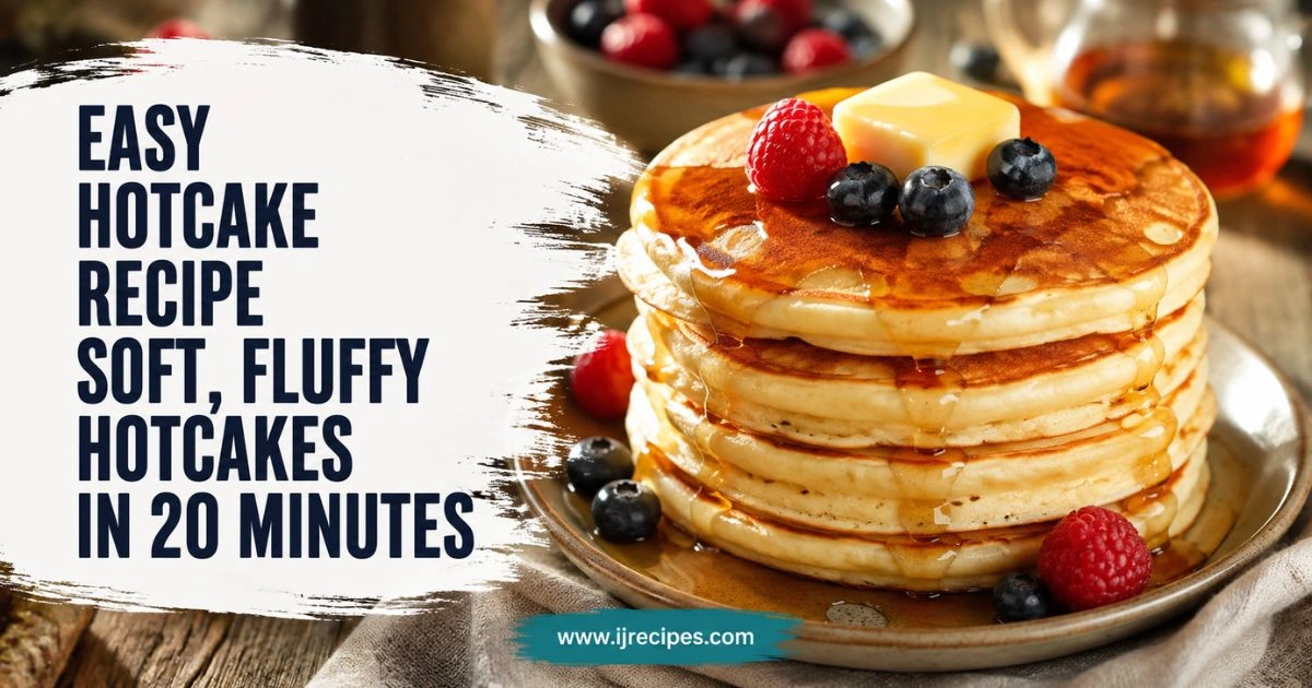 Easy Hotcake Recipe: Soft, Fluffy Hotcakes in 20 Minutes