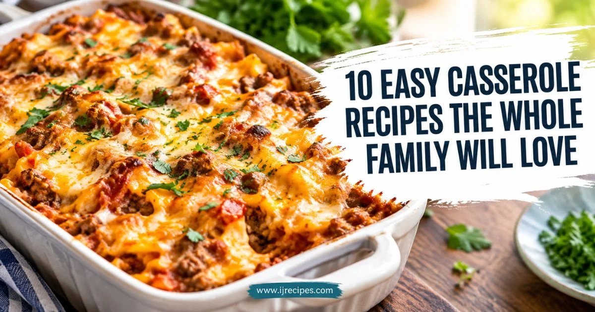 10 Easy Casserole Recipes the Whole Family Will Love