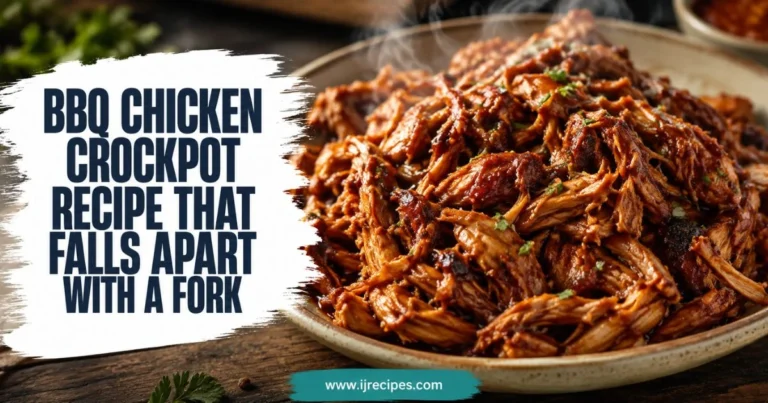 BBQ Chicken Crockpot Recipe That Falls Apart with a Fork