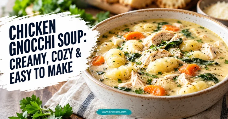 Chicken Gnocchi Soup: Creamy, Cozy & Easy to Make