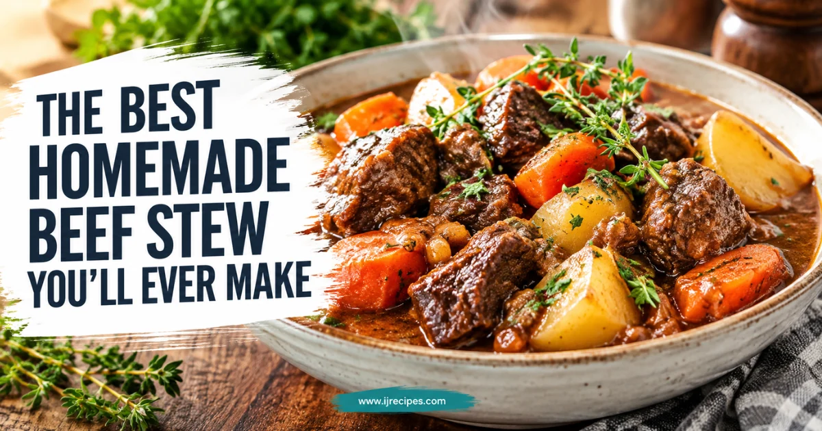 The Best Homemade Beef Stew You'll Ever Make