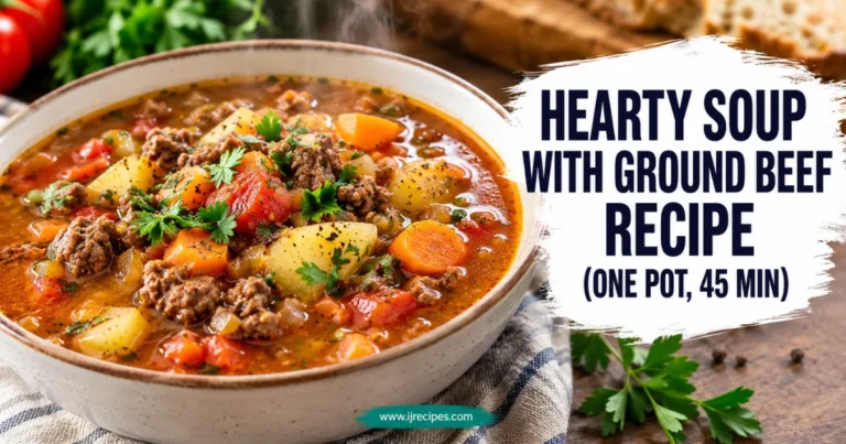 Hearty Soup with Ground Beef Recipe (One Pot, 45 Min)