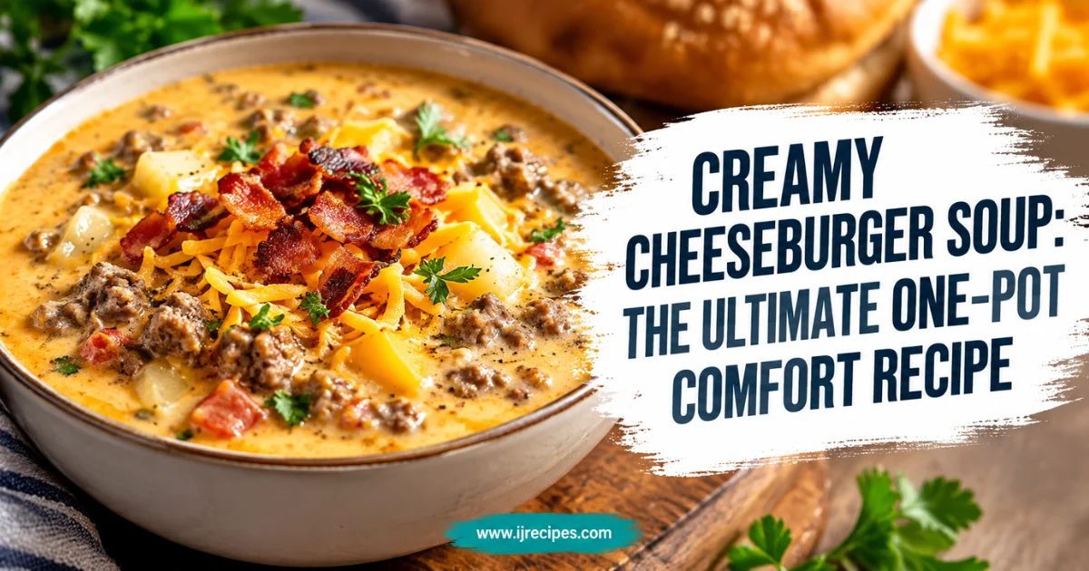 Creamy Cheeseburger Soup: The Ultimate One-Pot Comfort Recipe