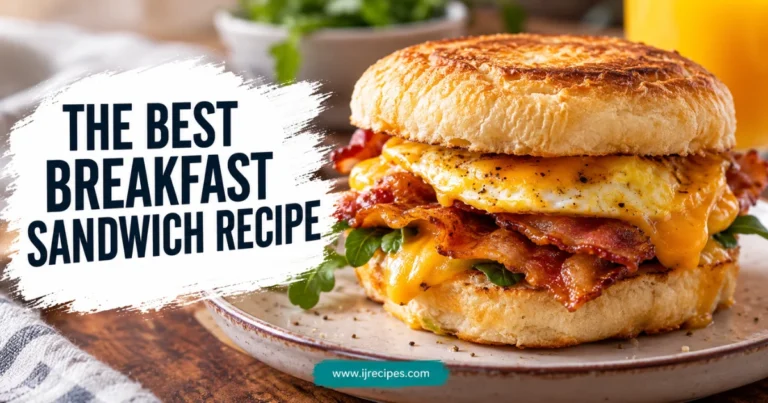 The Best Breakfast Sandwich Recipe: Crispy, Cheesy, and Ready in 15 Minutes
