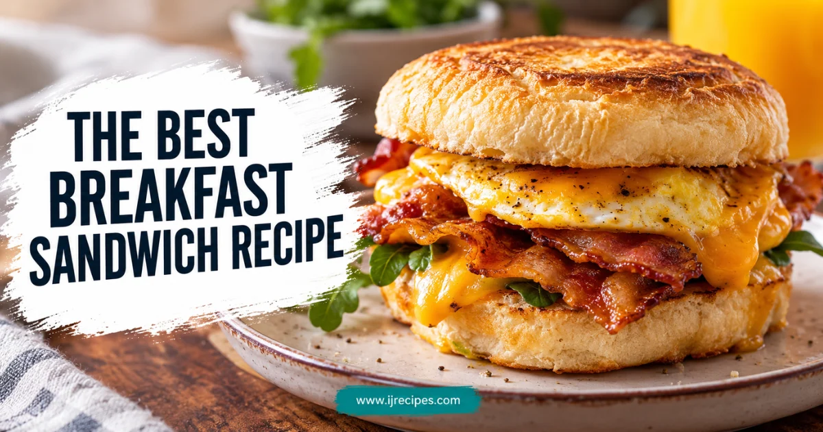 The Best Breakfast Sandwich Recipe: Crispy, Cheesy, and Ready in 15 Minutes