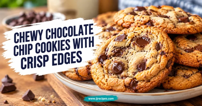Chewy Chocolate Chip Cookies with Crisp Edges