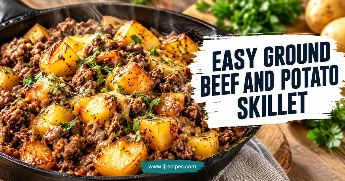 Easy Ground Beef and Potato Skillet