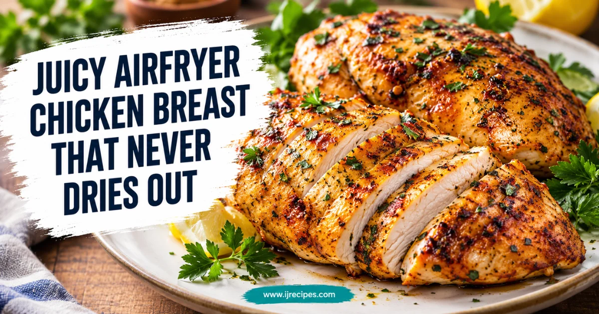 Juicy Airfryer Chicken Breast That Never Dries Out
