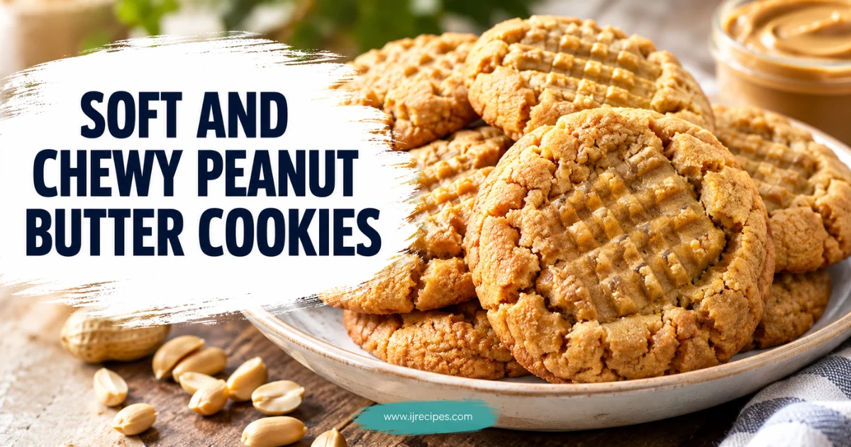 Soft and Chewy Peanut Butter Cookies